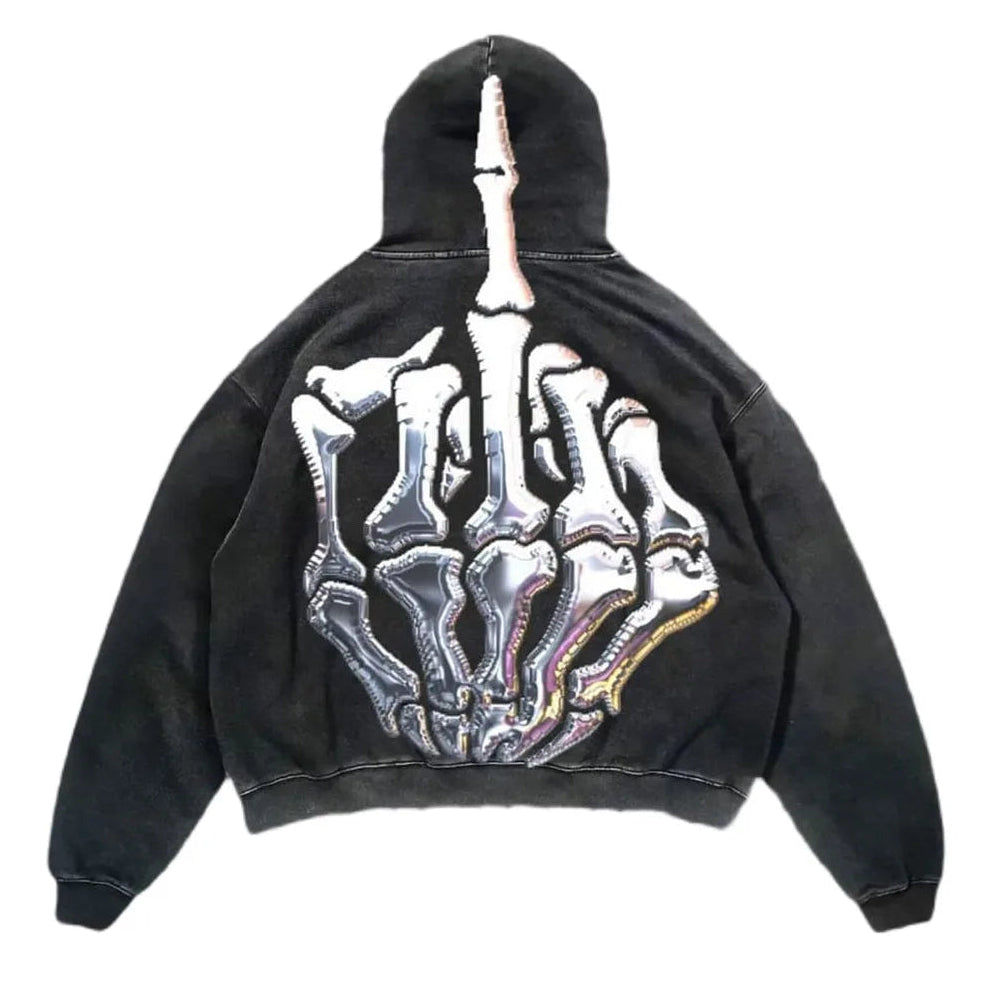 Skeleton Hand Hood