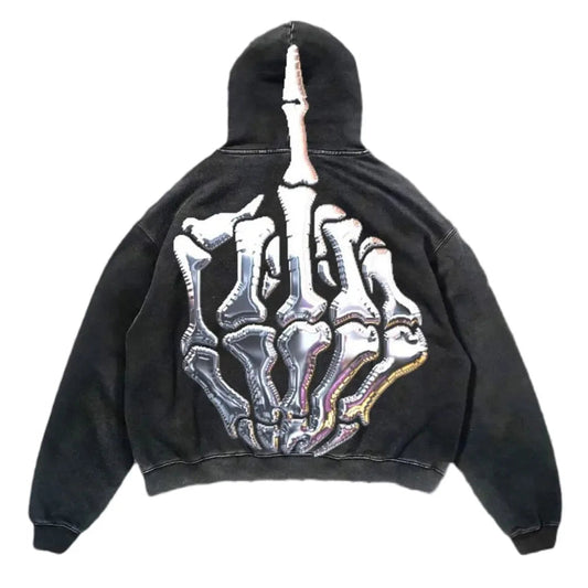 Skeleton Hand Hood